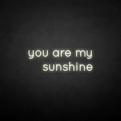 You Are My Sunshine Neon Sign | Shineneon