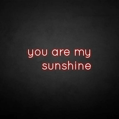 You Are My Sunshine Neon Sign | Shineneon