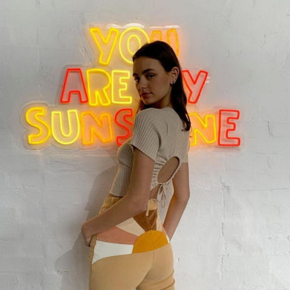 You Are My Sunshine Neon Sign For Positive And Loving Spaces | Shineneon