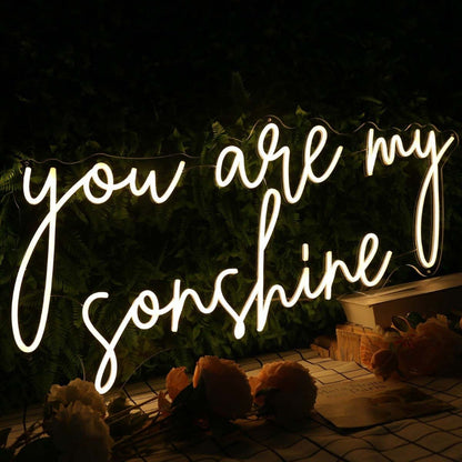 You Are My Sunshine Yellow Led Neon Sign - Shineneon