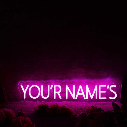 You Are Names Pink Led Neon Sign - Shineneon