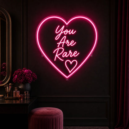 You Are Rare LED Neon Sign high-converting product image