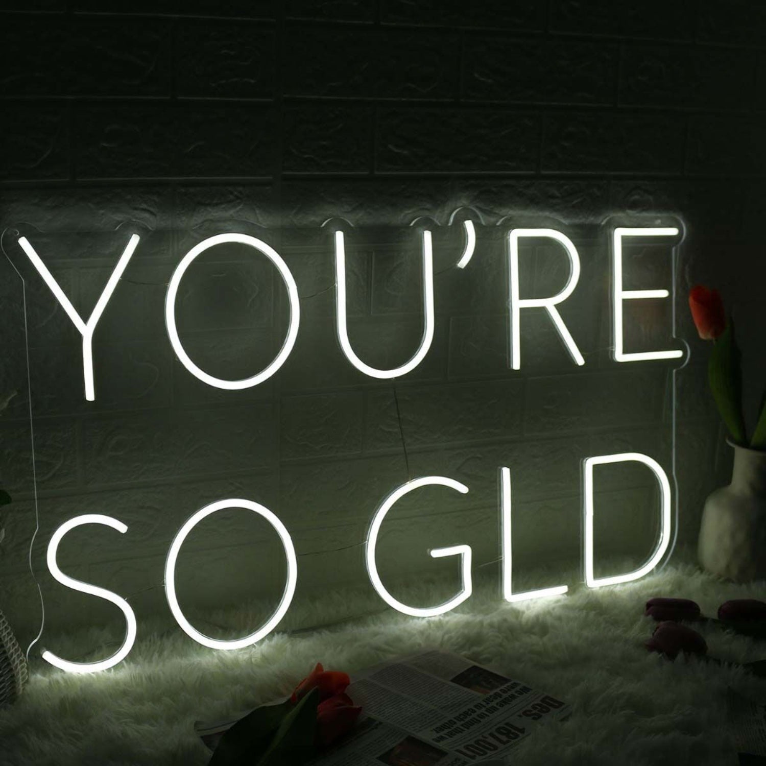 You Are So Gld White Led Neon Sign - Shineneon