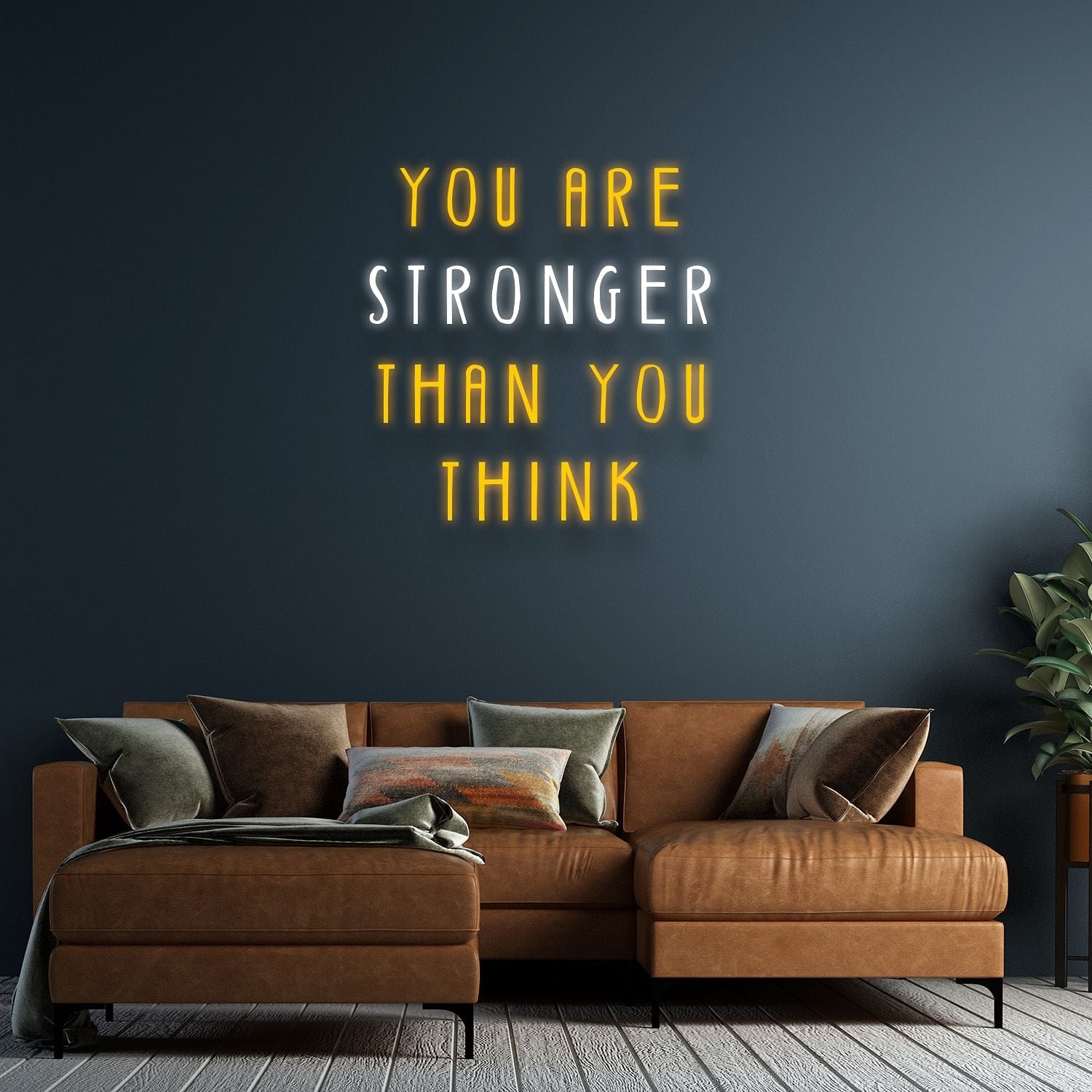 You Are Stronger Than You Think Led Neon Signs Wall Art | Shineneon