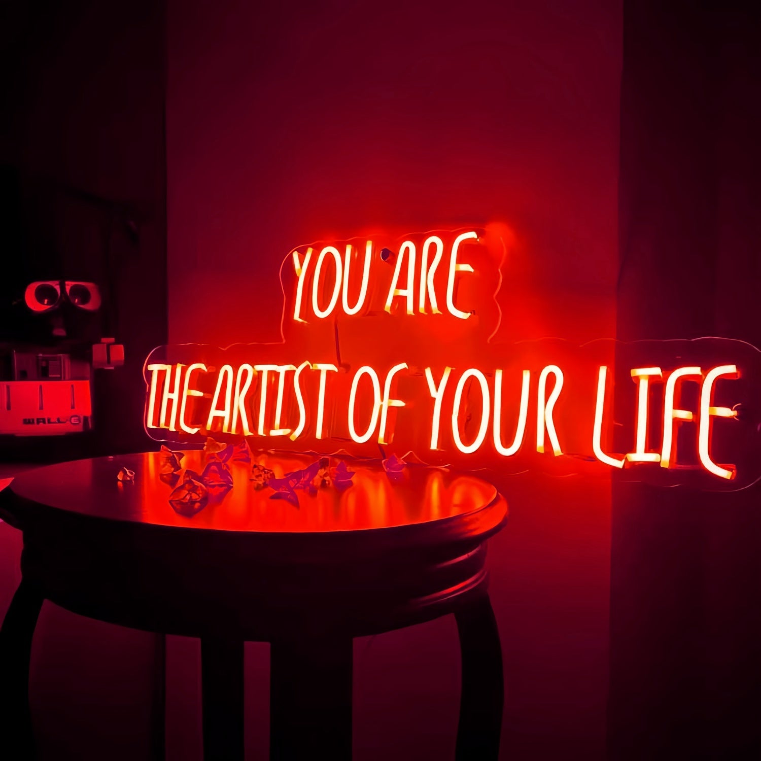 You Are The Artist Of Your Life Paint Your Journey With Neon Shine | Shineneon