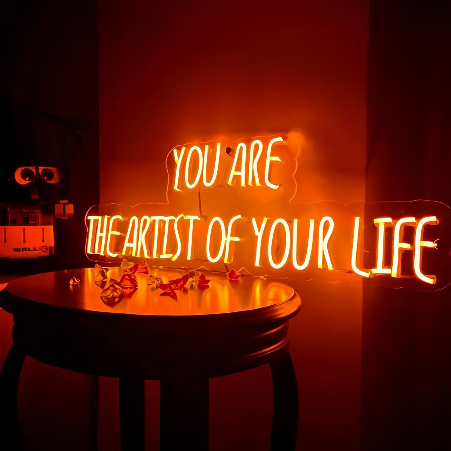 You Are The Artist Of Your Life Paint Your Journey With Neon Shine | Shineneon