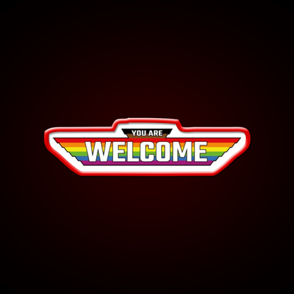 You Are Welcome To The Grim Darkness Welcome Led Neon Sign Open Sign Rgb Color - Shineneon