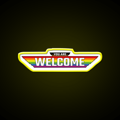 You Are Welcome To The Grim Darkness Welcome Led Neon Sign Open Sign Rgb Color - Shineneon