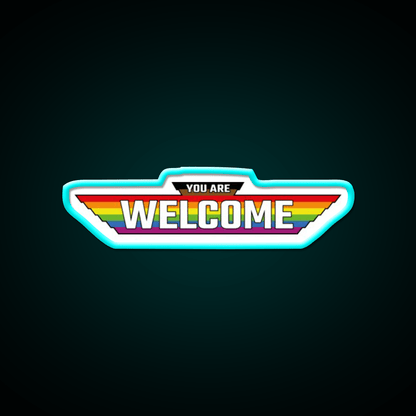 You Are Welcome To The Grim Darkness Welcome Led Neon Sign Open Sign Rgb Color - Shineneon