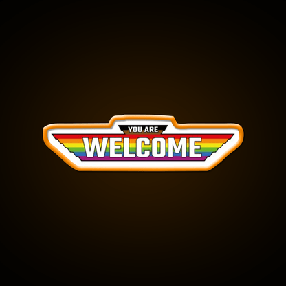 You Are Welcome To The Grim Darkness Welcome Led Neon Sign Open Sign Rgb Color - Shineneon