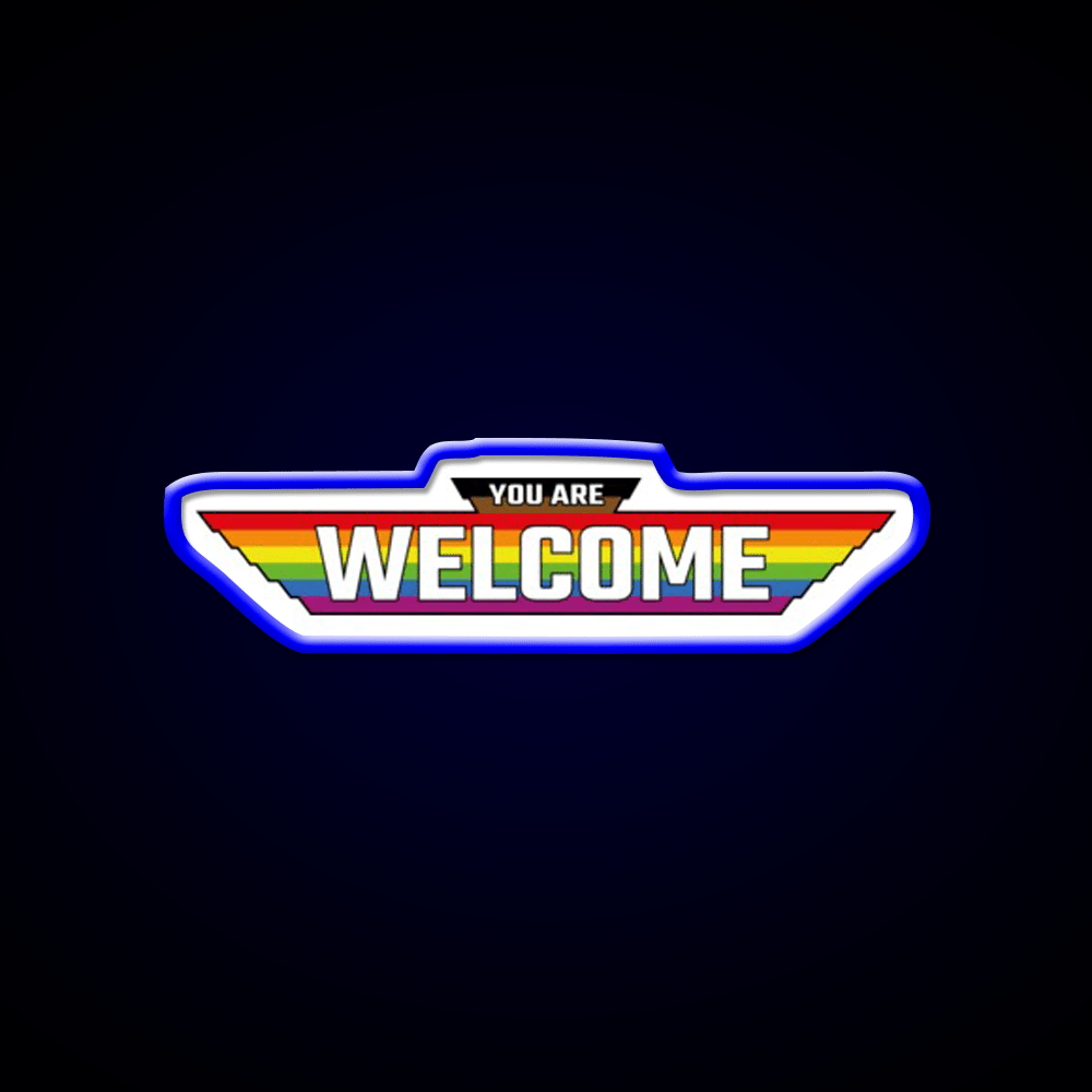 You Are Welcome To The Grim Darkness Welcome Led Neon Sign Open Sign Rgb Color - Shineneon