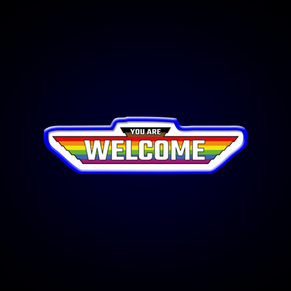 You Are Welcome To The Grim Darkness Welcome Led Neon Sign Open Sign Rgb Color - Shineneon