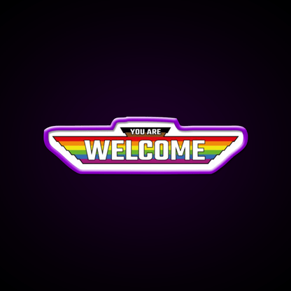 You Are Welcome To The Grim Darkness Welcome Led Neon Sign Open Sign Rgb Color - Shineneon