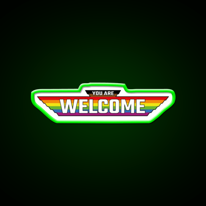 You Are Welcome To The Grim Darkness Welcome Led Neon Sign Open Sign Rgb Color - Shineneon