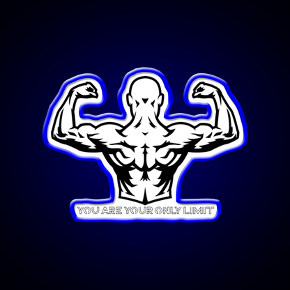 You Are Your Only Limit Exercise Sign Sign Gym Fitness Led Neon Sign Rgb Color - LED neon sign view 5