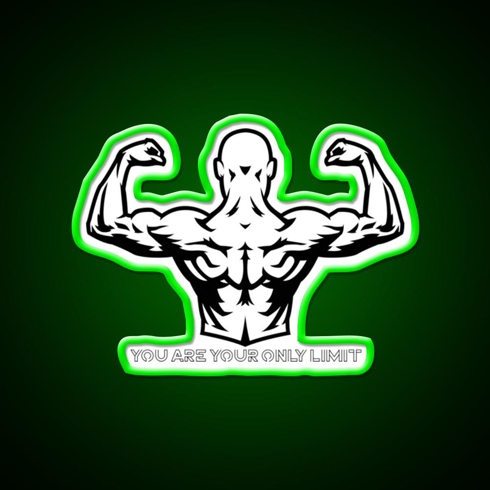 You Are Your Only Limit Exercise Sign Sign Gym Fitness Led Neon Sign Rgb Color - LED neon sign view 8