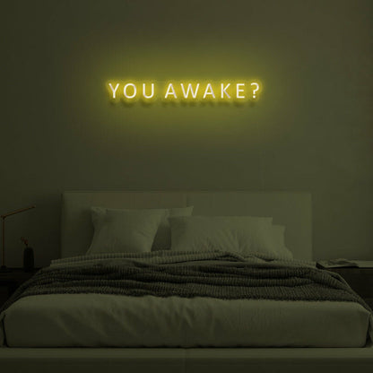 You Awake Led Neon Sign Bedroom Wall Art - Shineneon
