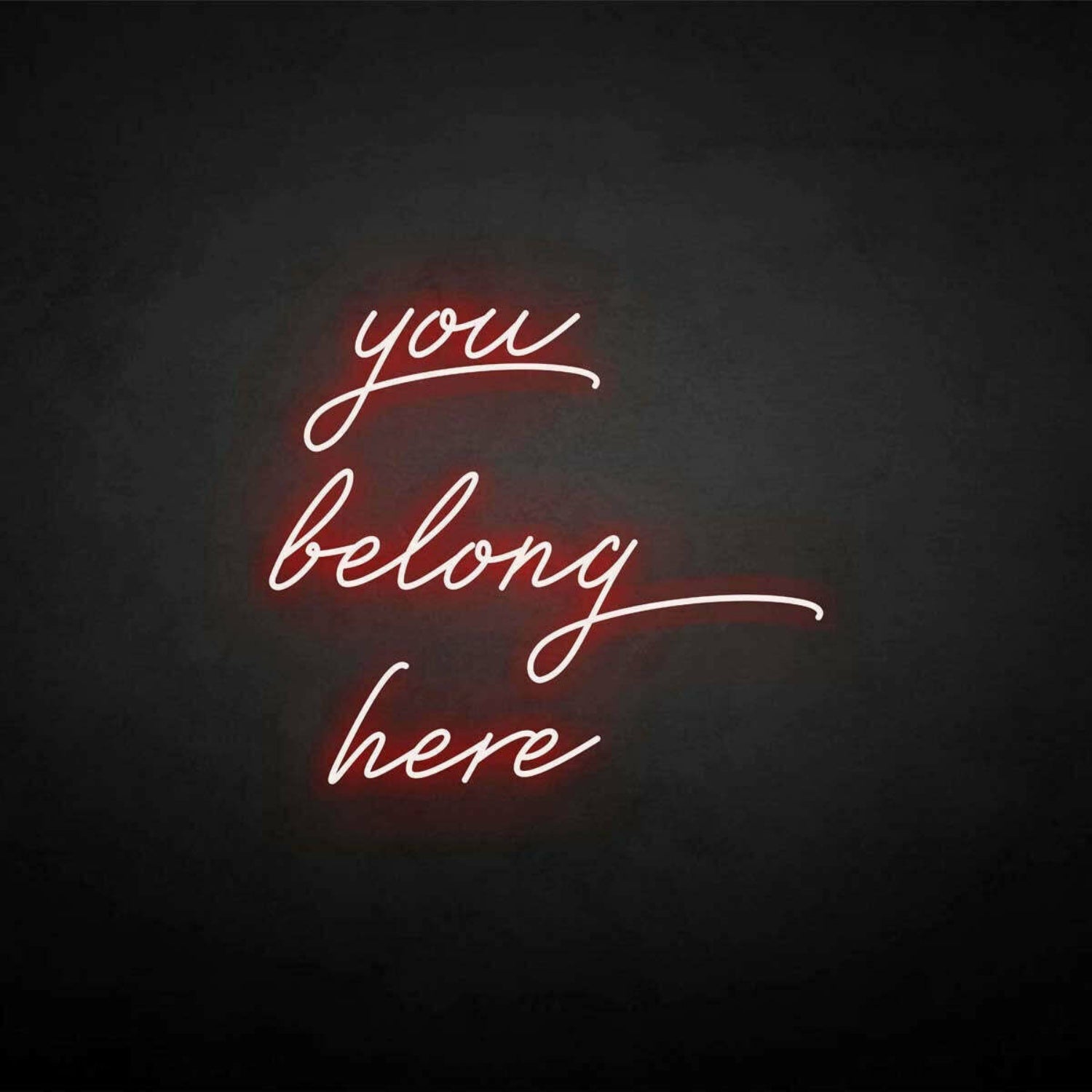 You Belong Here Neon Sign | Shineneon