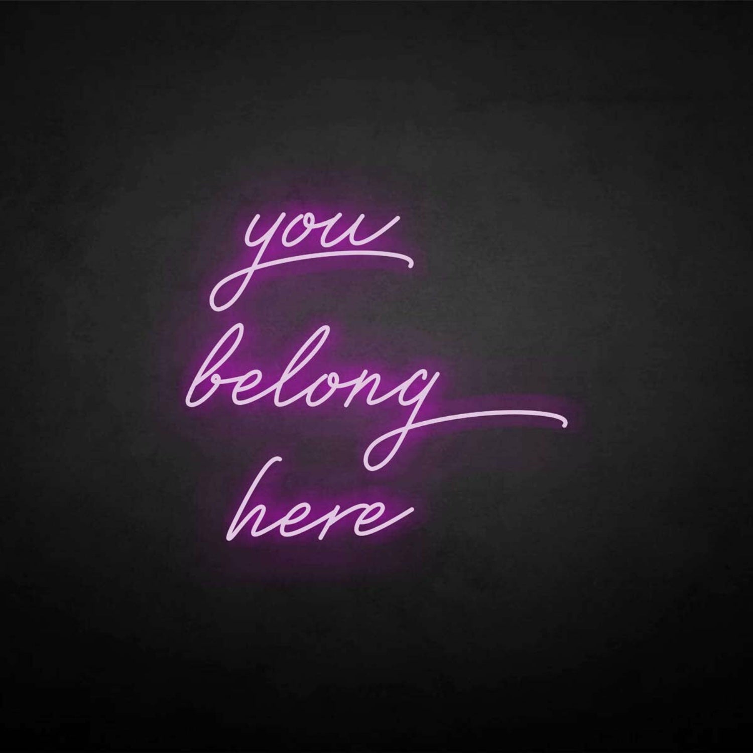 You Belong Here Neon Sign | Shineneon