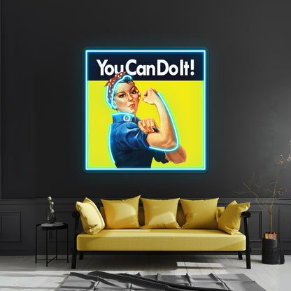 You Can Do It Wall Artwork Neon Signs