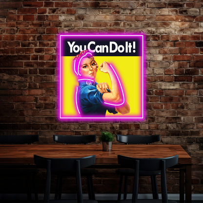 You Can Do It Wall Artwork Neon Signs