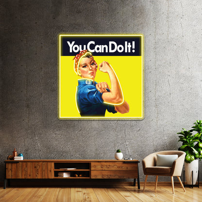 You Can Do It Wall Artwork Neon Signs