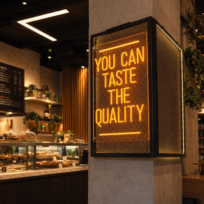 You Can Taste The Quality LED Neon Sign - 02 High-Converting Product Image