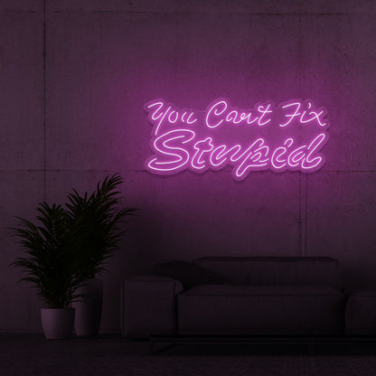 You Cant Fix Stupid Led Neon Signs | Shineneon
