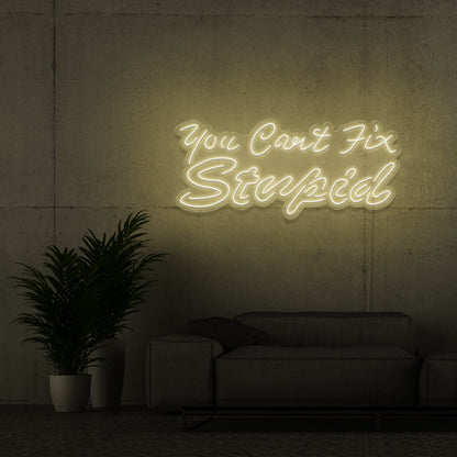 You Cant Fix Stupid Led Neon Signs | Shineneon