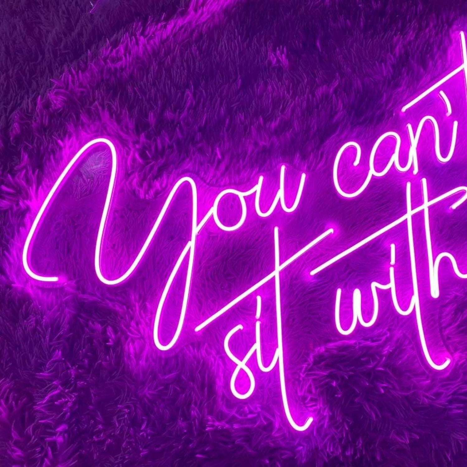 You Cant Sit With Us Christmas Decor Led Sign Neon | Shineneon