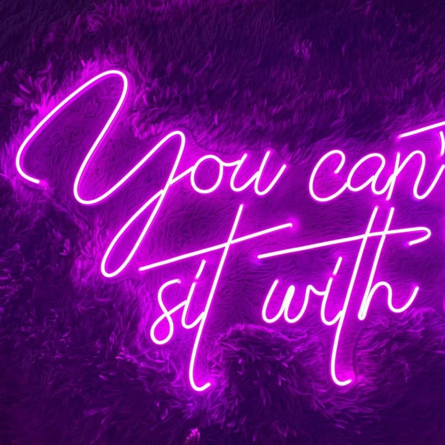 You Cant Sit With Us Christmas Decor Led Sign Neon | Shineneon