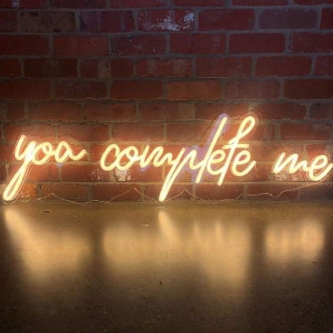 You Complete Me Led Sign Business Neon Sign - Shineneon