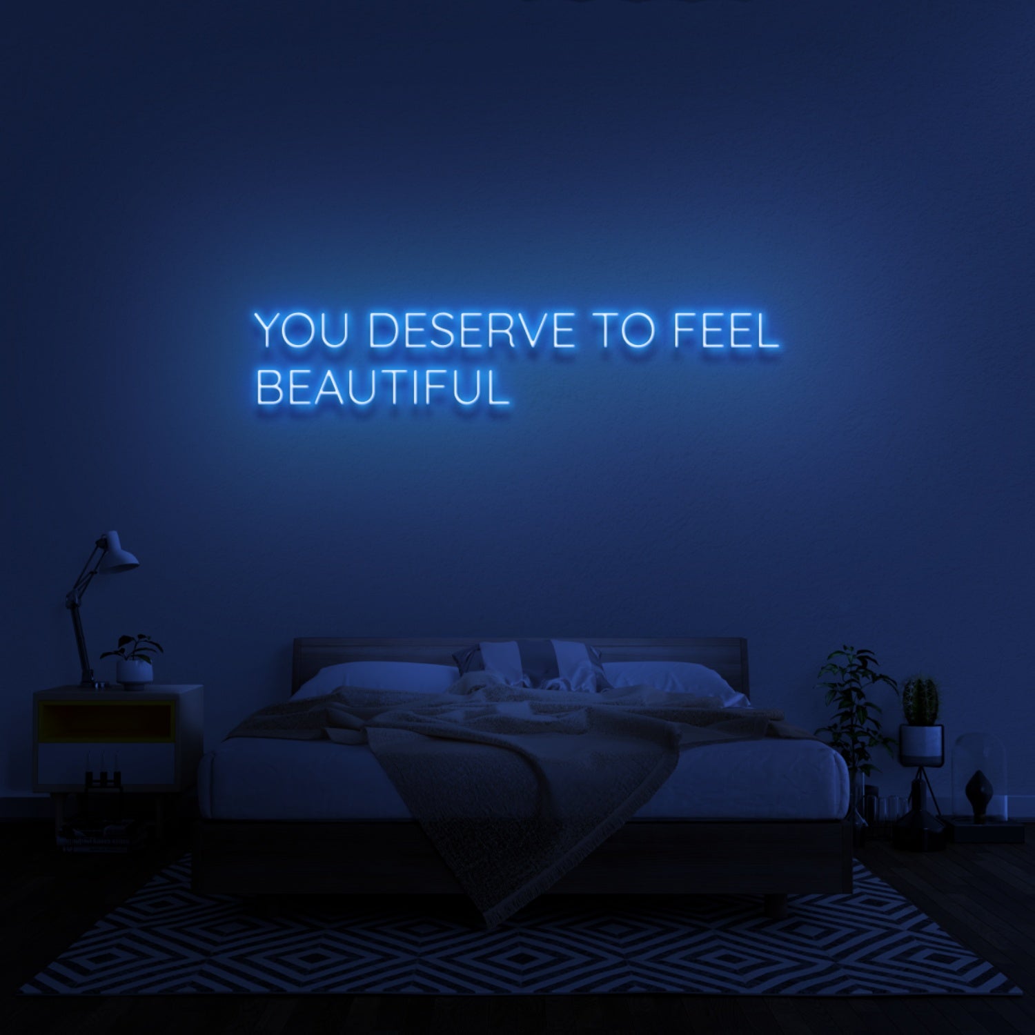 You Deserve To Feel Beautiful Led Neon Sign | Shineneon