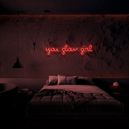 You Glow Girl Led Neon Sign | Shineneon