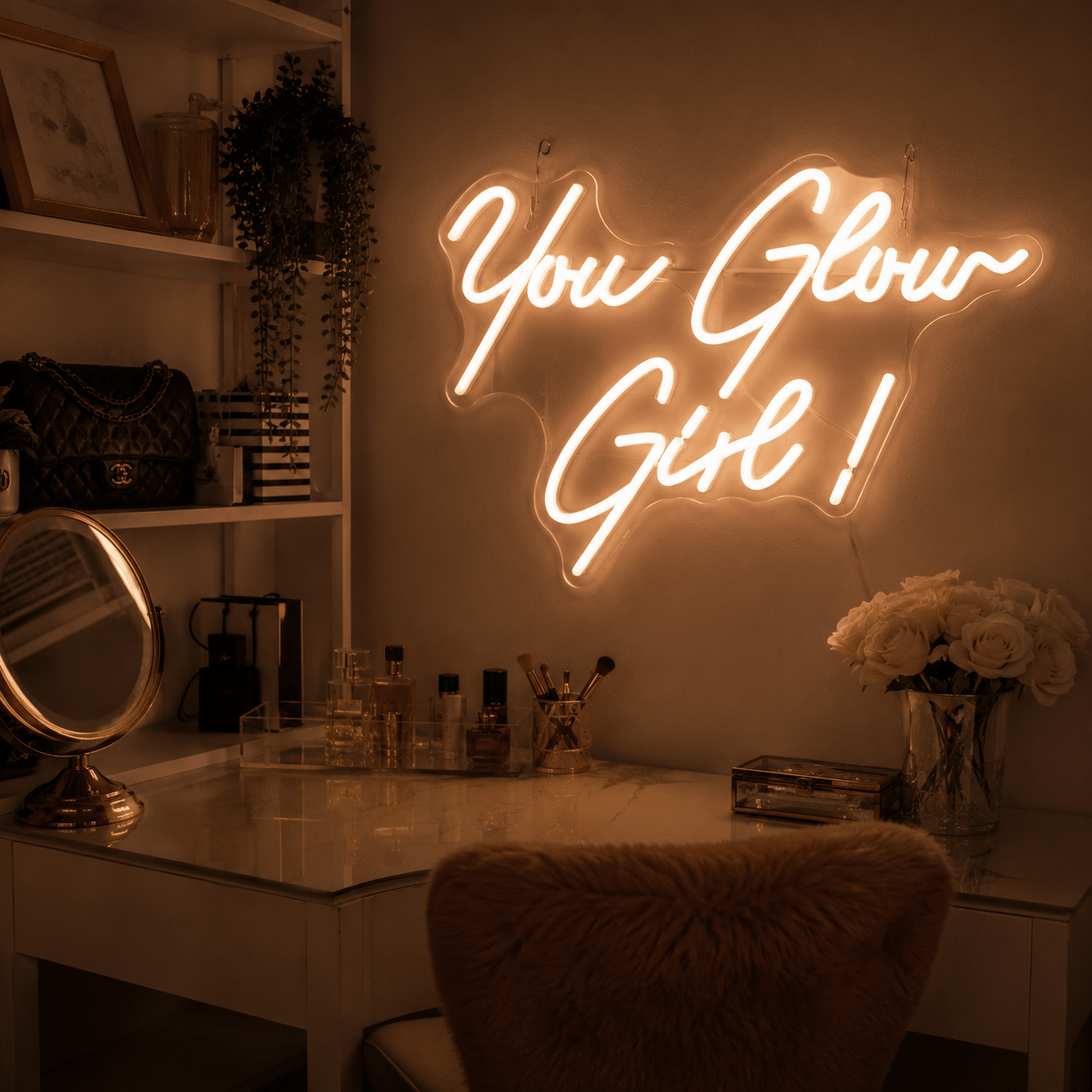 You Glow Girl LED Neon Sign Home Decor - Shineneon