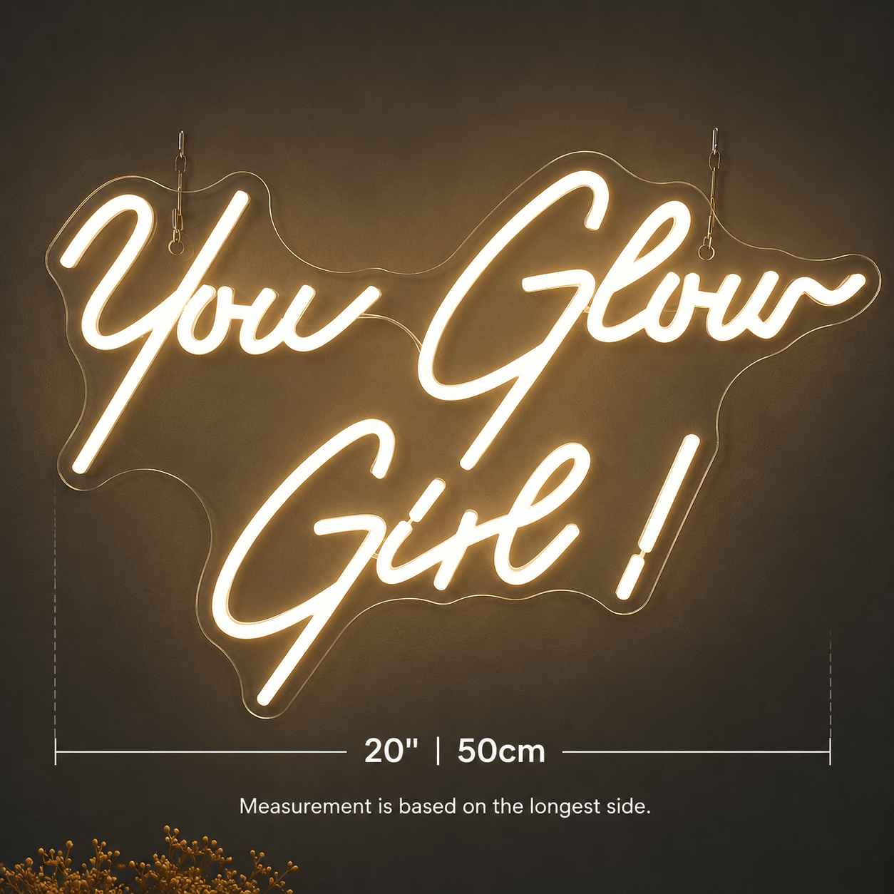 You Glow Girl LED Neon Sign Home Decor - Shineneon