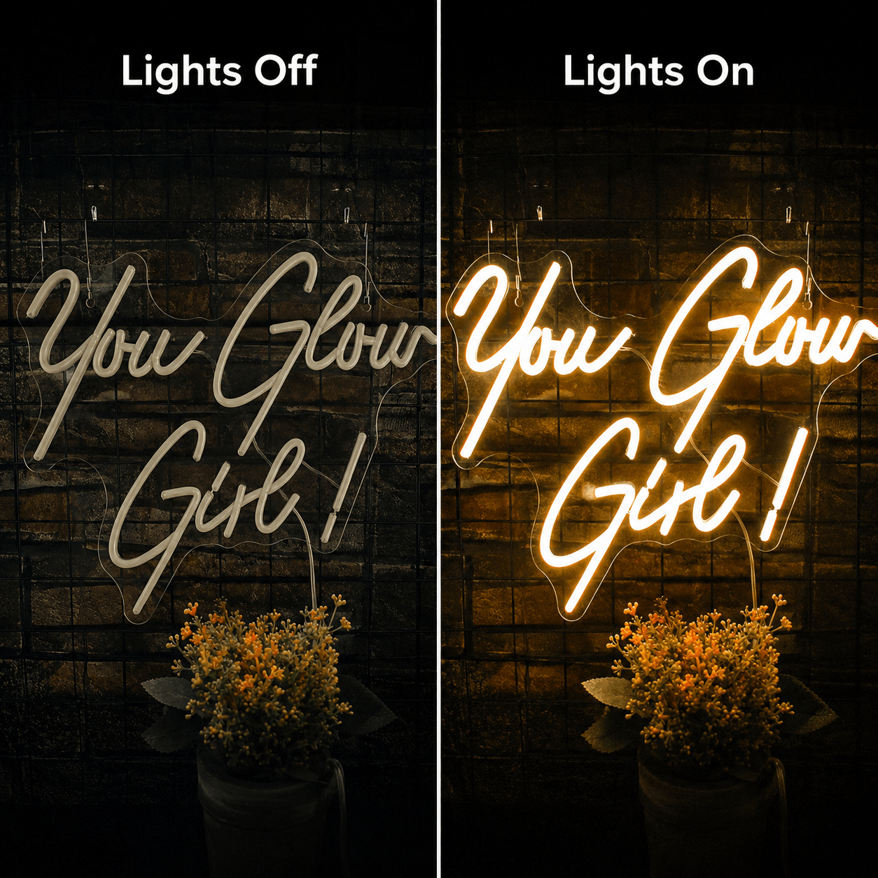 You Glow Girl LED Neon Sign Home Decor - Shineneon