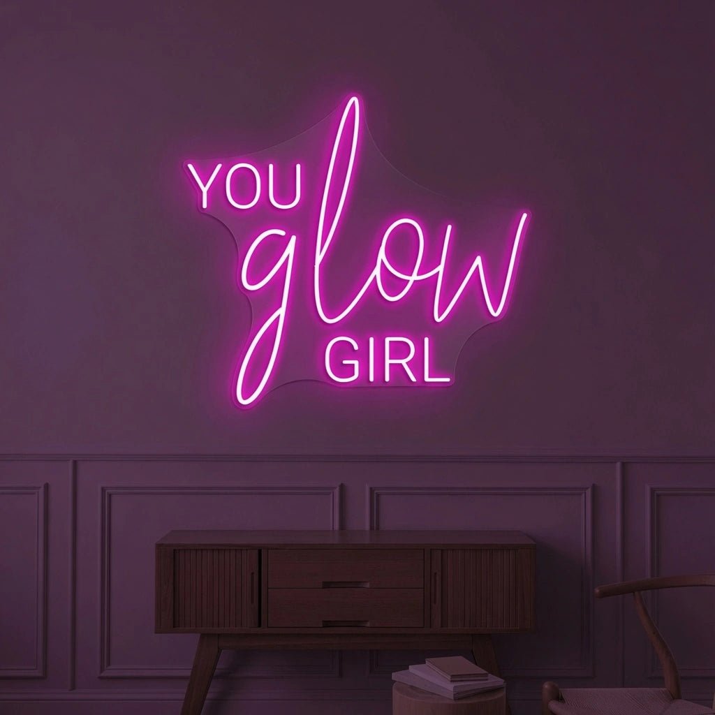 You Glow Girl LED Neon Sign Wall Decor - Shineneon