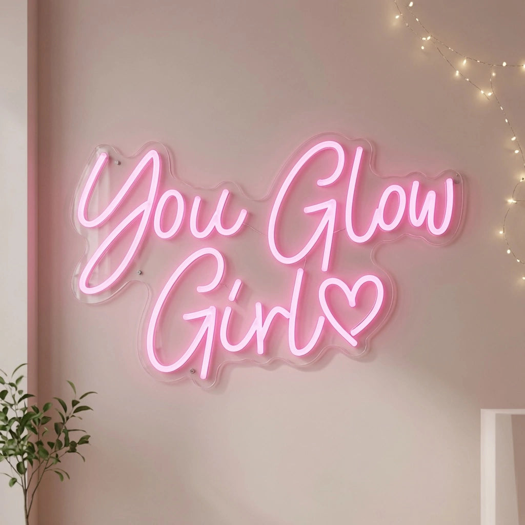 You Glow Girl LED Neon Sign Wall Neon Sign - 01 Original Product Image