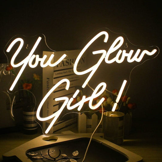 You Glow Girl Led Sign Business Neon Signs