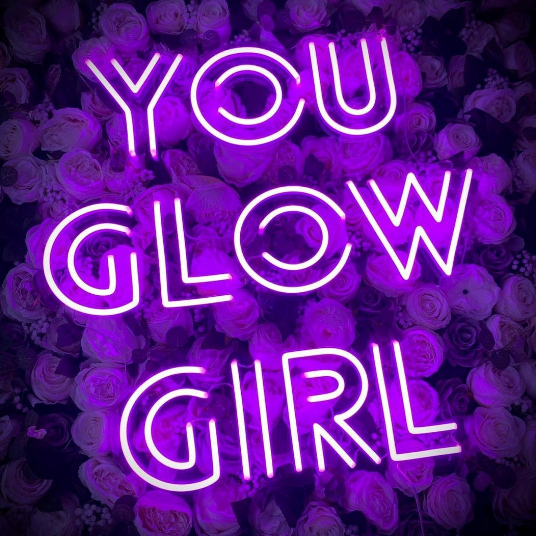 You Glow Girl Neon Signs Neon Lights Led Neon Signs