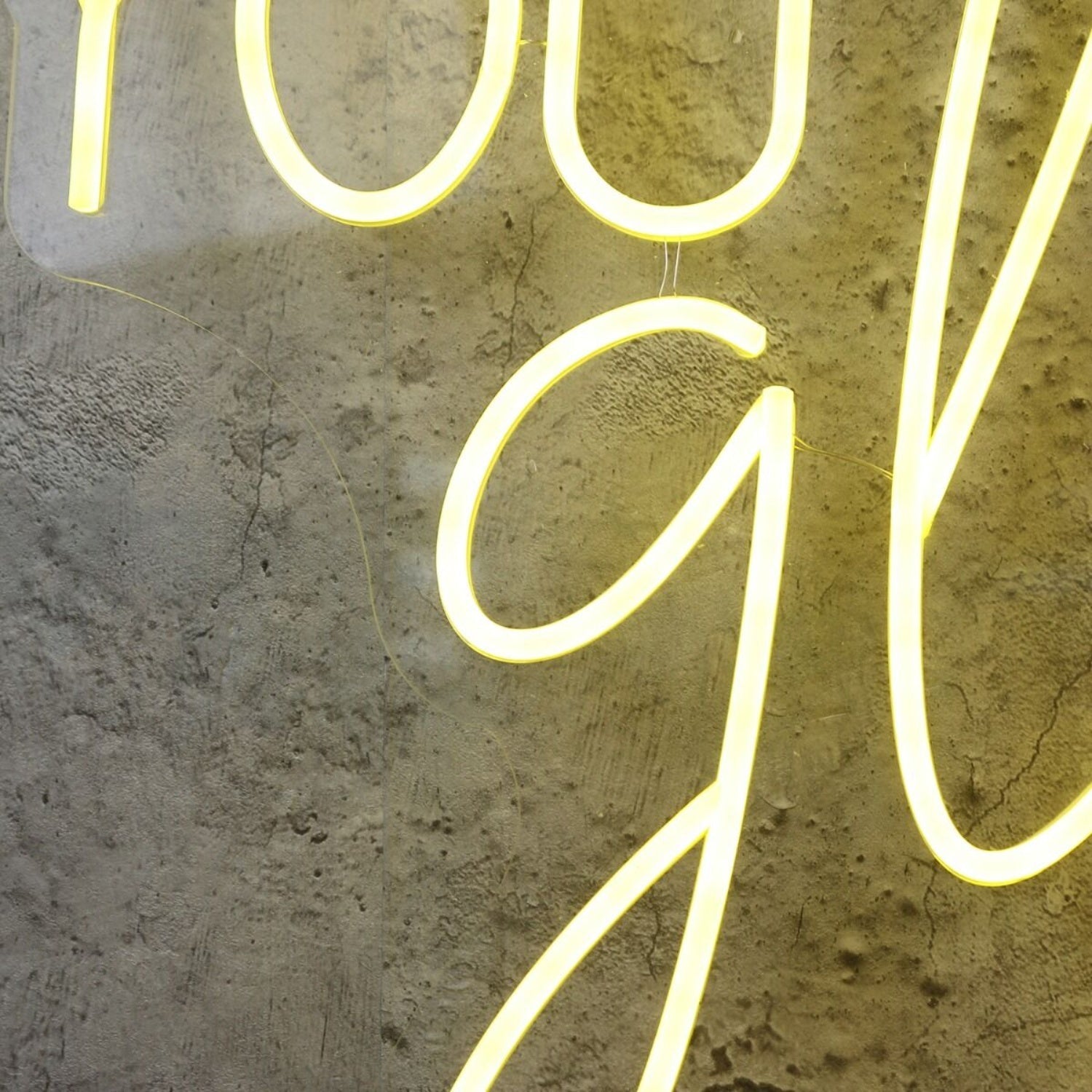 You Glow Girl Yellow Custom Led Neon Sign - Shineneon