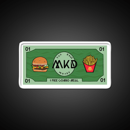 You Got Mcdonalds Money Fast Food Led Neon Sign For Burger Place Rgb Color - Shineneon