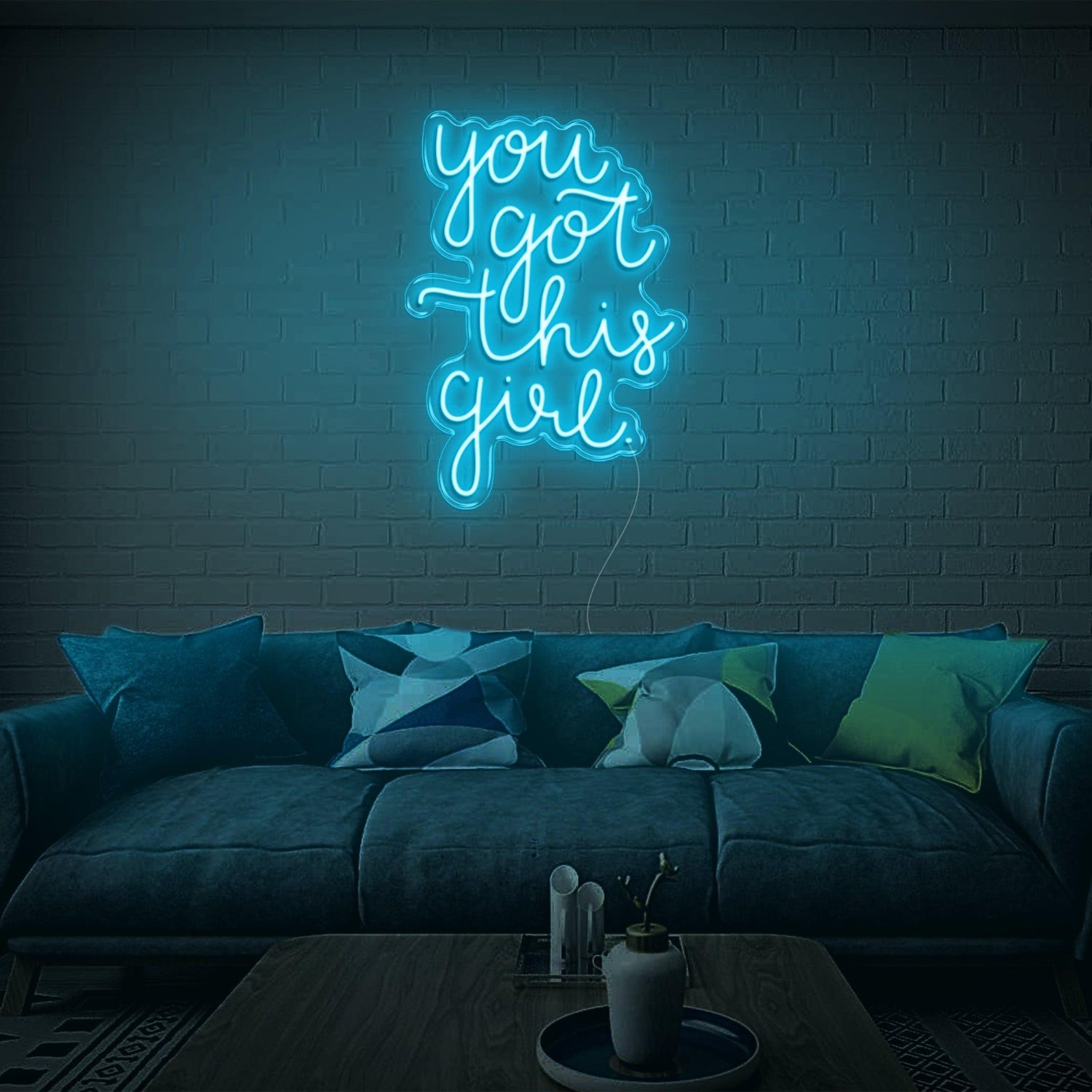 You Got This Girl White Script Led Neon Sign For Home Decor Wall Art | Shineneon