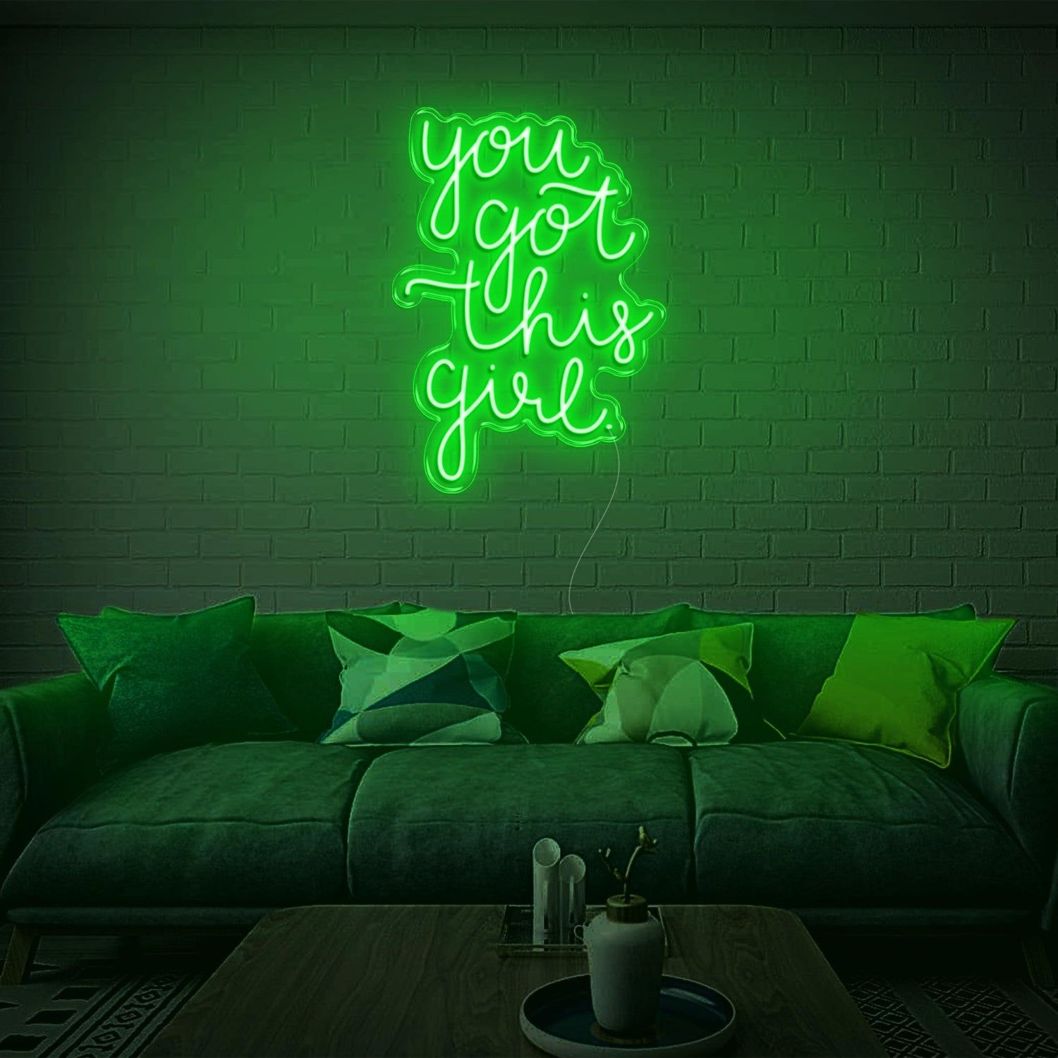 You Got This Girl White Script Led Neon Sign For Home Decor Wall Art | Shineneon