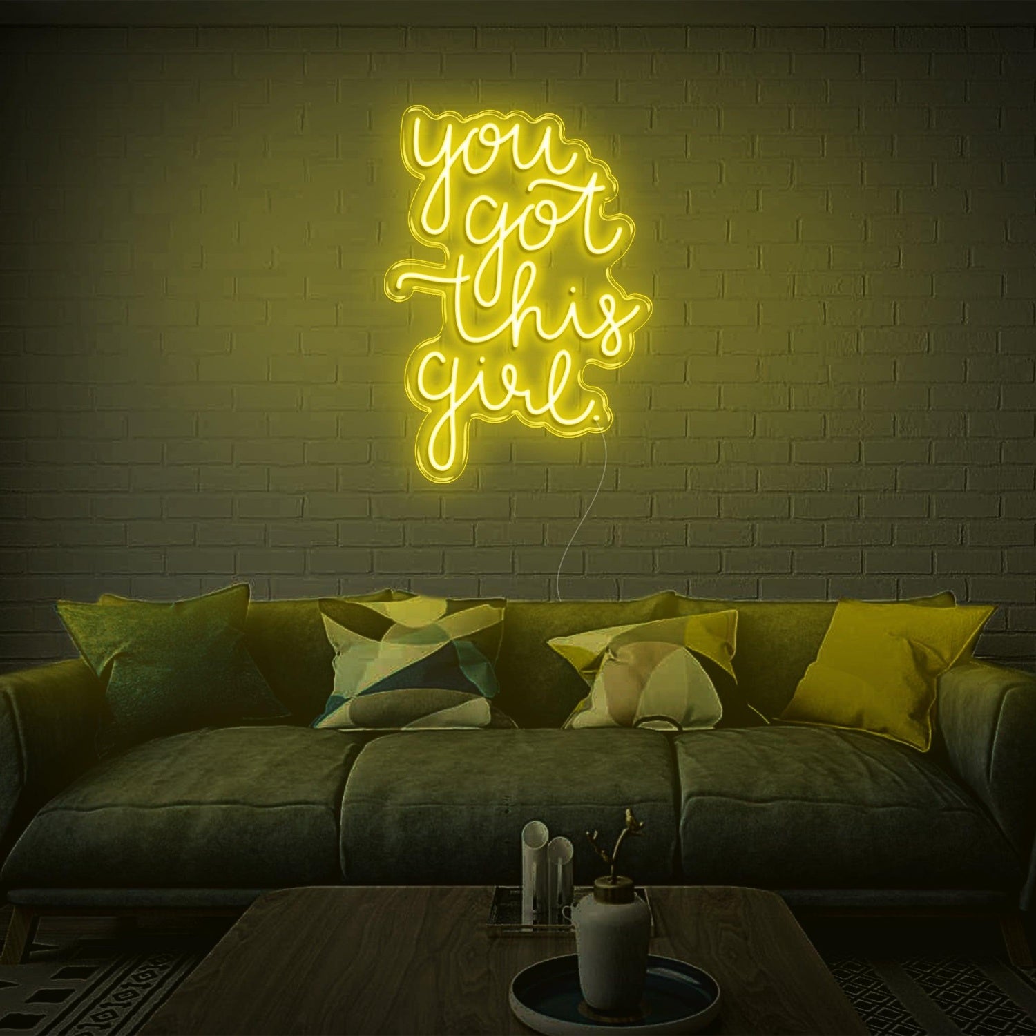 You Got This Girl White Script Led Neon Sign For Home Decor Wall Art | Shineneon