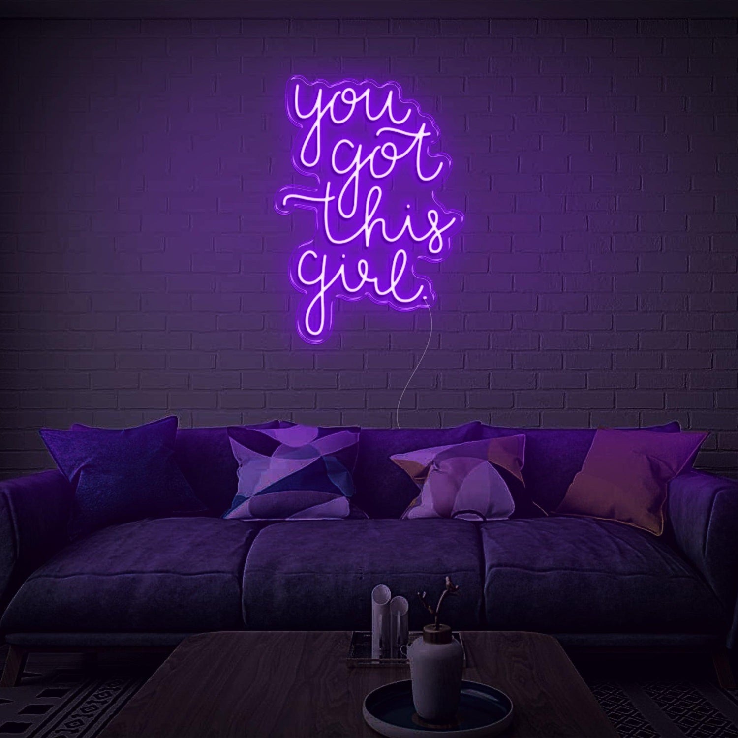 You Got This Girl White Script Led Neon Sign For Home Decor Wall Art | Shineneon