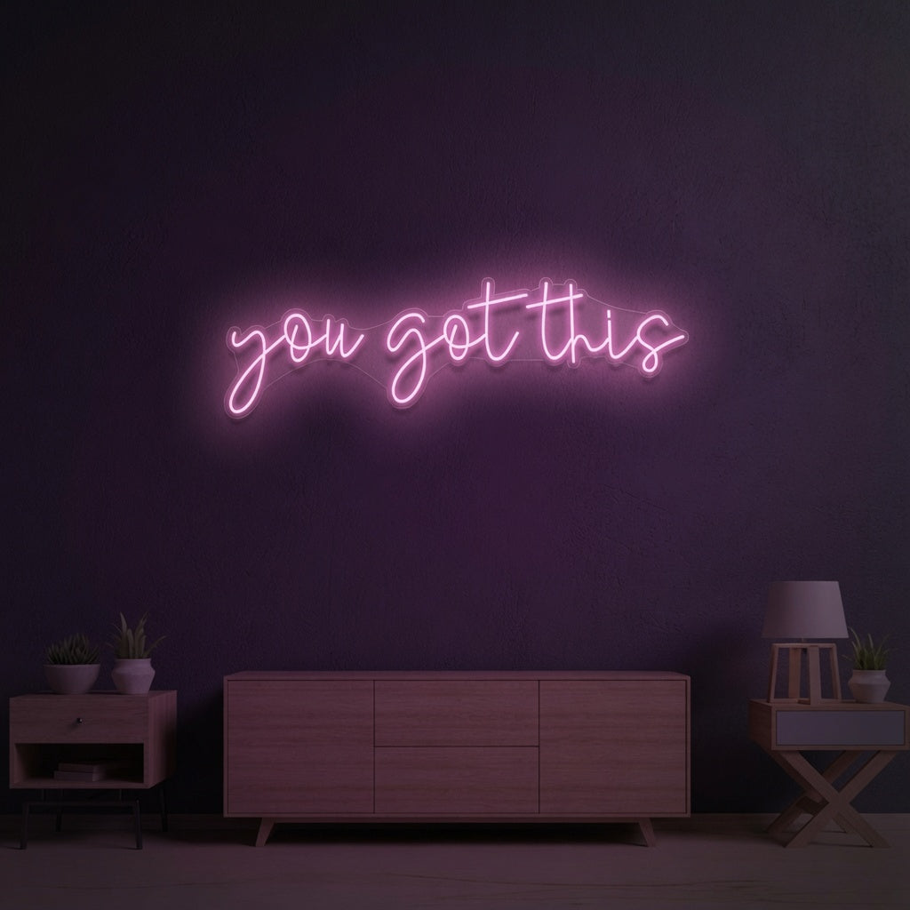 You Got This LED Neon Sign Bedroom Decor - 01 Original Product Image