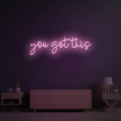 You Got This LED Neon Sign Bedroom Decor - 01 Original Product Image