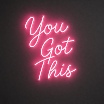 You Got This LED Neon Sign Garage Man Cave Neon Sign main product image